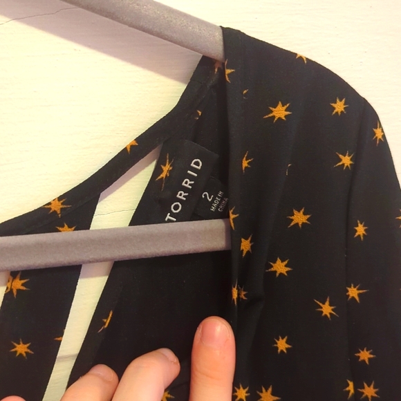 torrid star print strappy skater dress - Picture 5 of 7